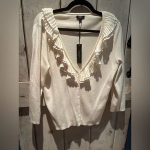 Talbots Cream Sweater